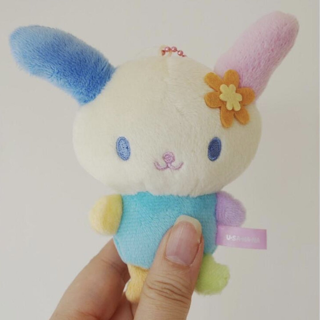 SANRIO 花小兔 基本款 吊飾 絨毛玩具 三麗鷗