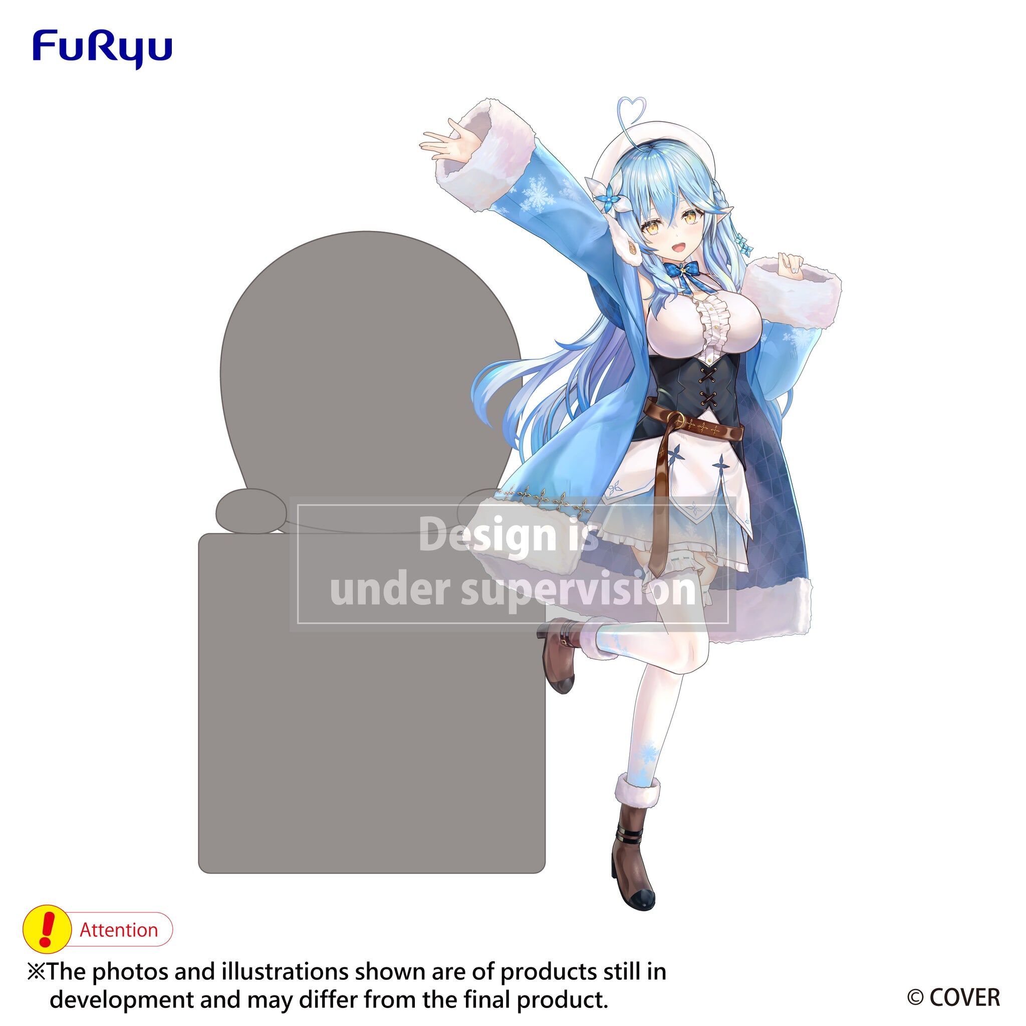 「官品代購」 hololive FURYU 景品 Hikkake Figure（獅白ぼたん♌/尾丸ポルカ🎪/雪花ラミィ☃️  ）