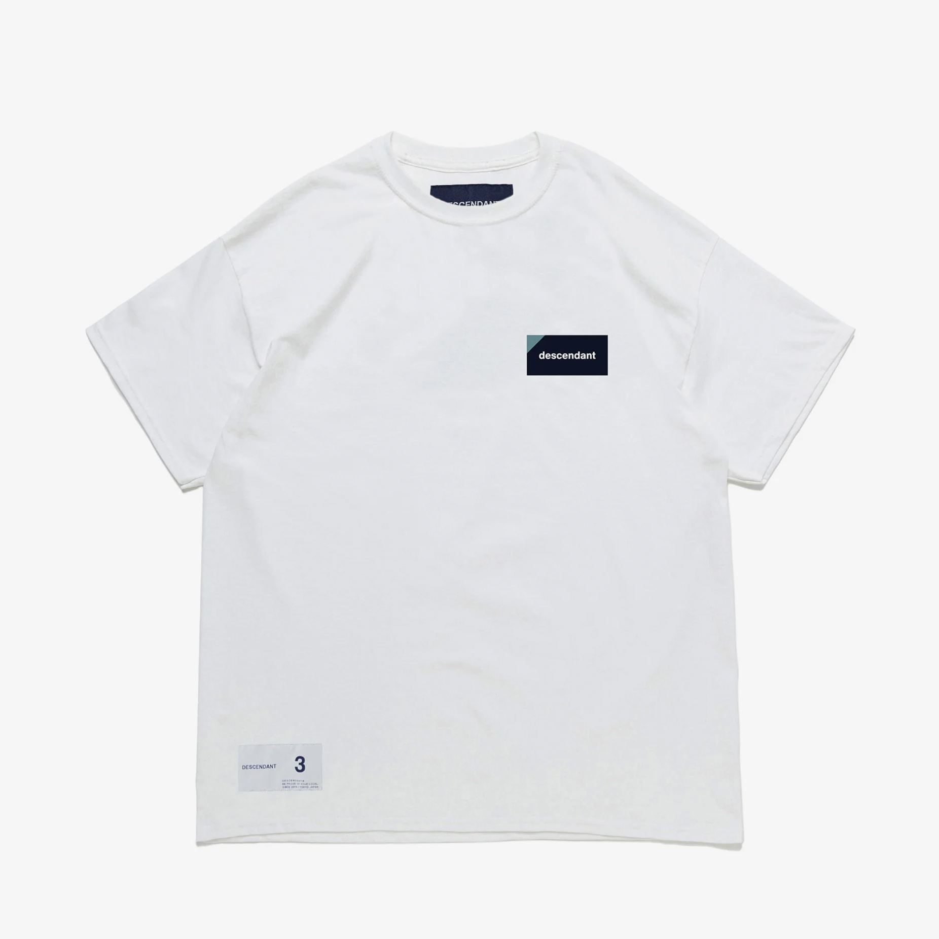 [現貨] DESCENDANT SS25 OCEAN'S WISDOM SS | GRAY / WHITE