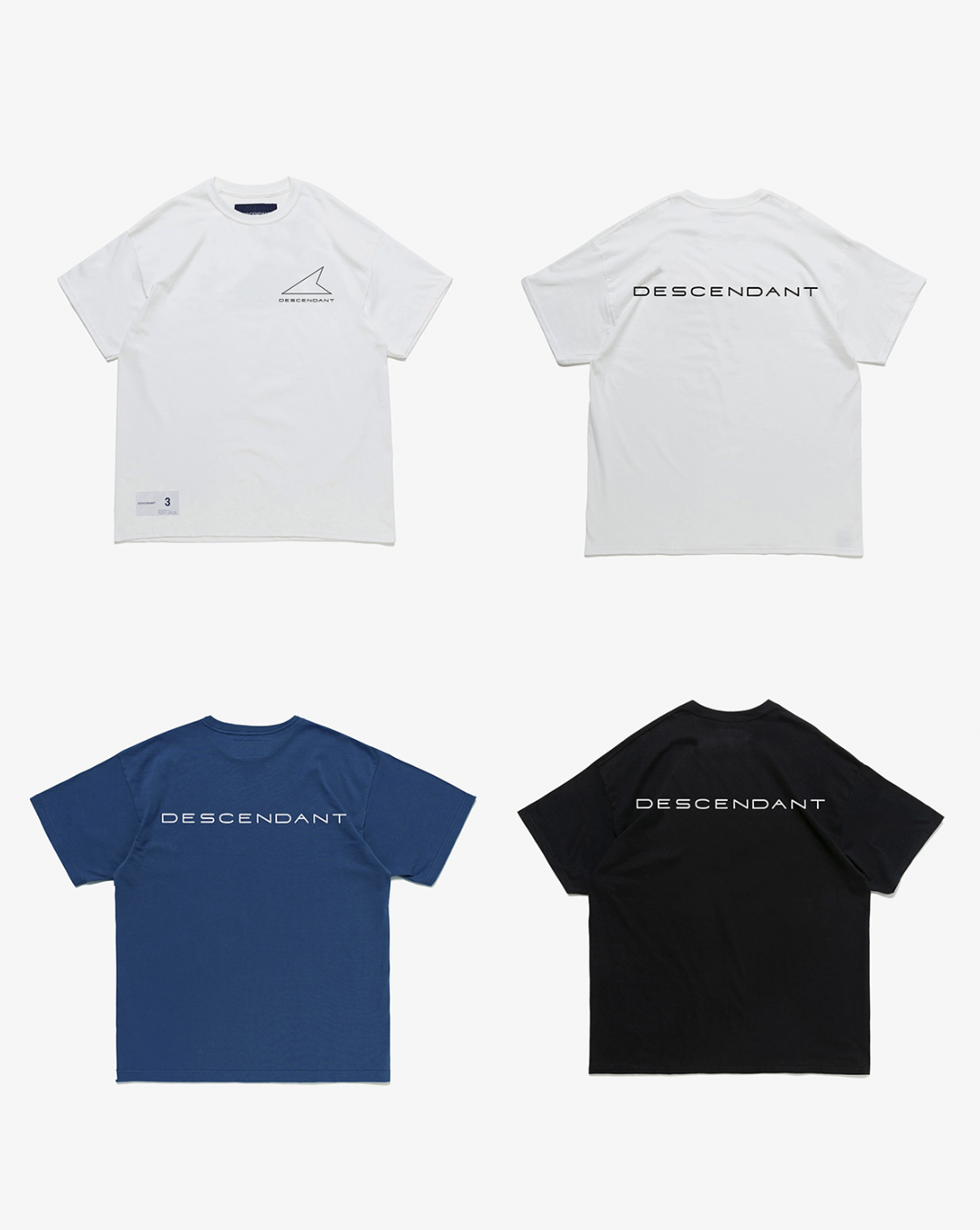 [現貨] DESCENDANT SS25 SPUR SS | BLACK / NAVY / WHITE