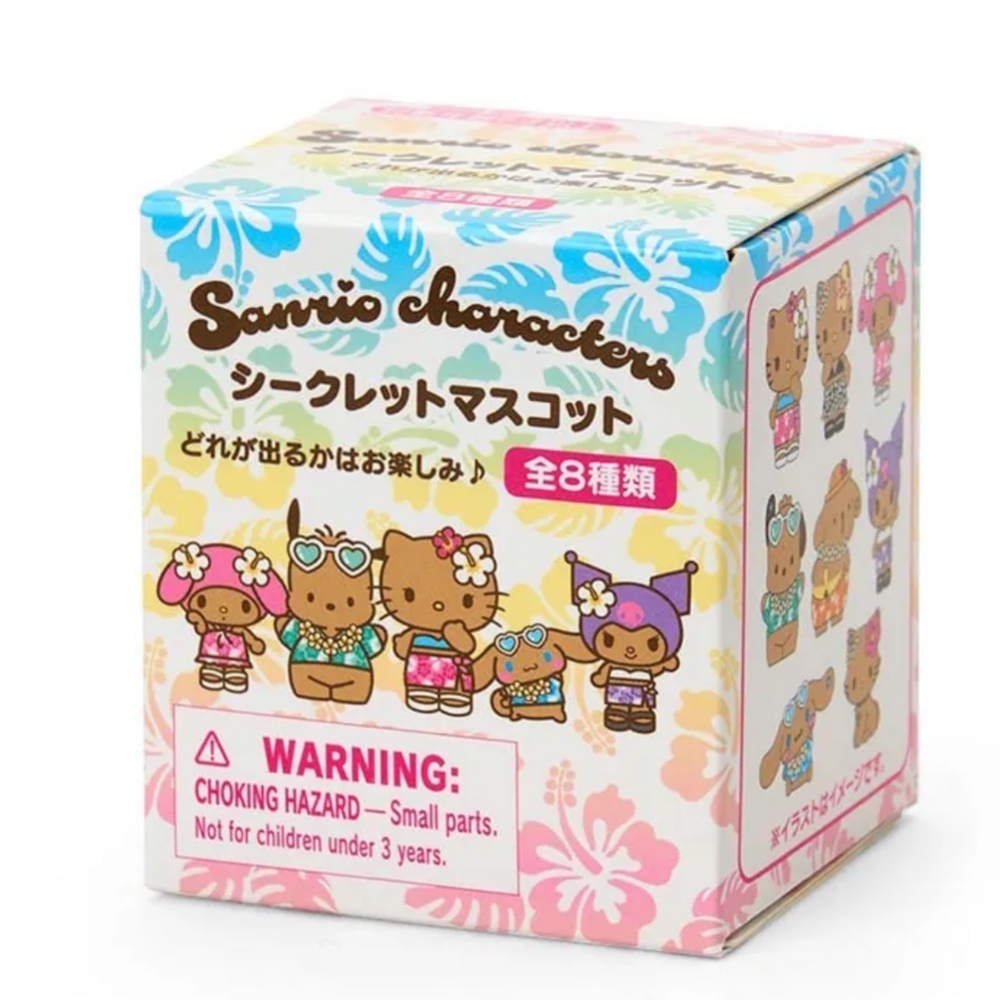 三麗鷗 SANRIO 盲盒 曬黑 夏威夷 泳裝 公仔 日本