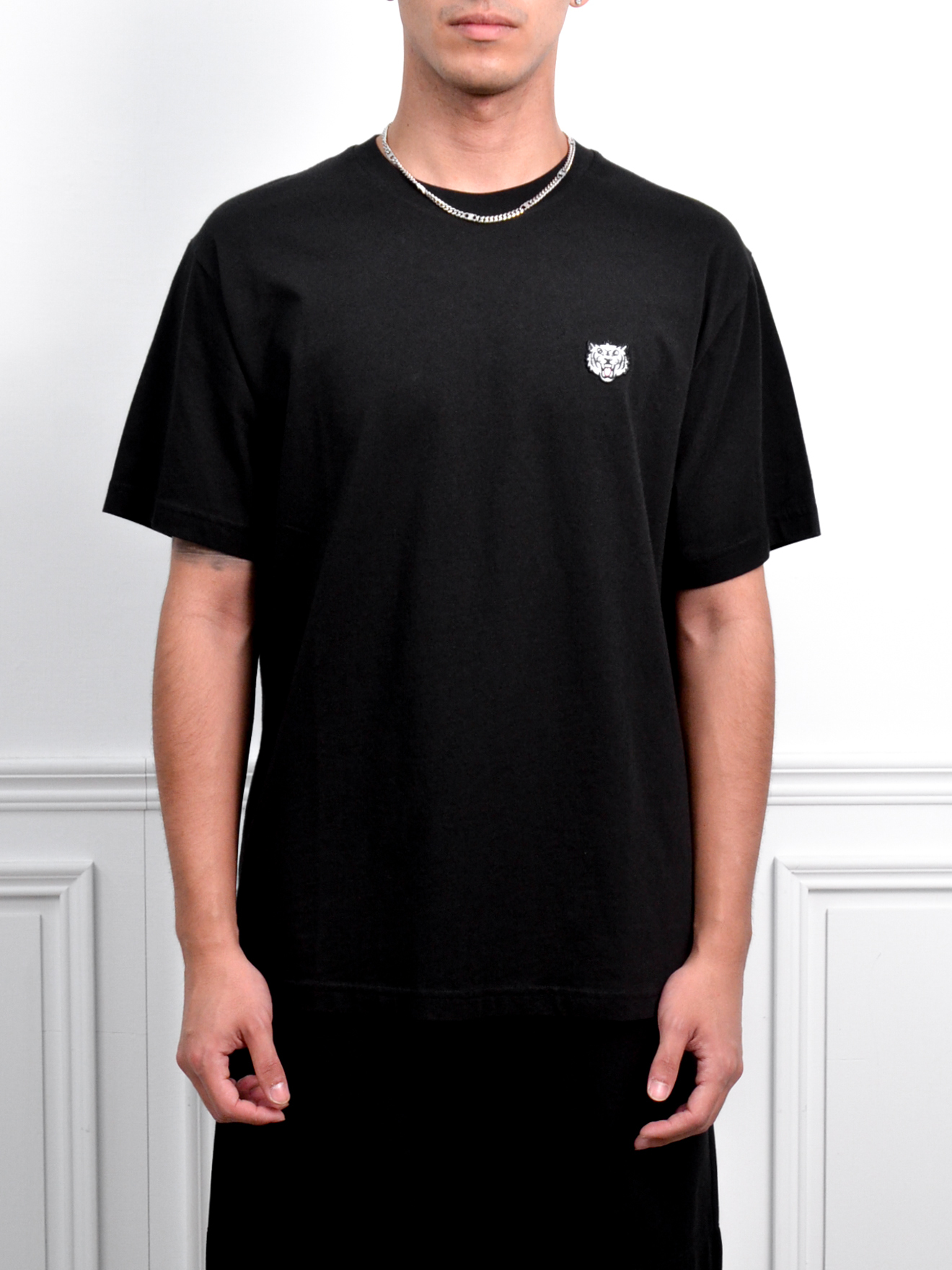 KENZO Happy Tiger embroidered T-shirt in cotton 虎頭刺繡短袖 【FF55TS5274SG.02】