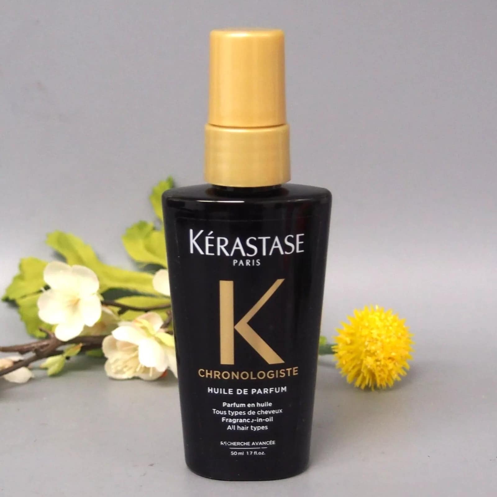 KERASTASE 巴黎卡詩 黑鑽極萃逆時玫瑰香氛露 50ML｜巴黎卡詩｜護髮油
