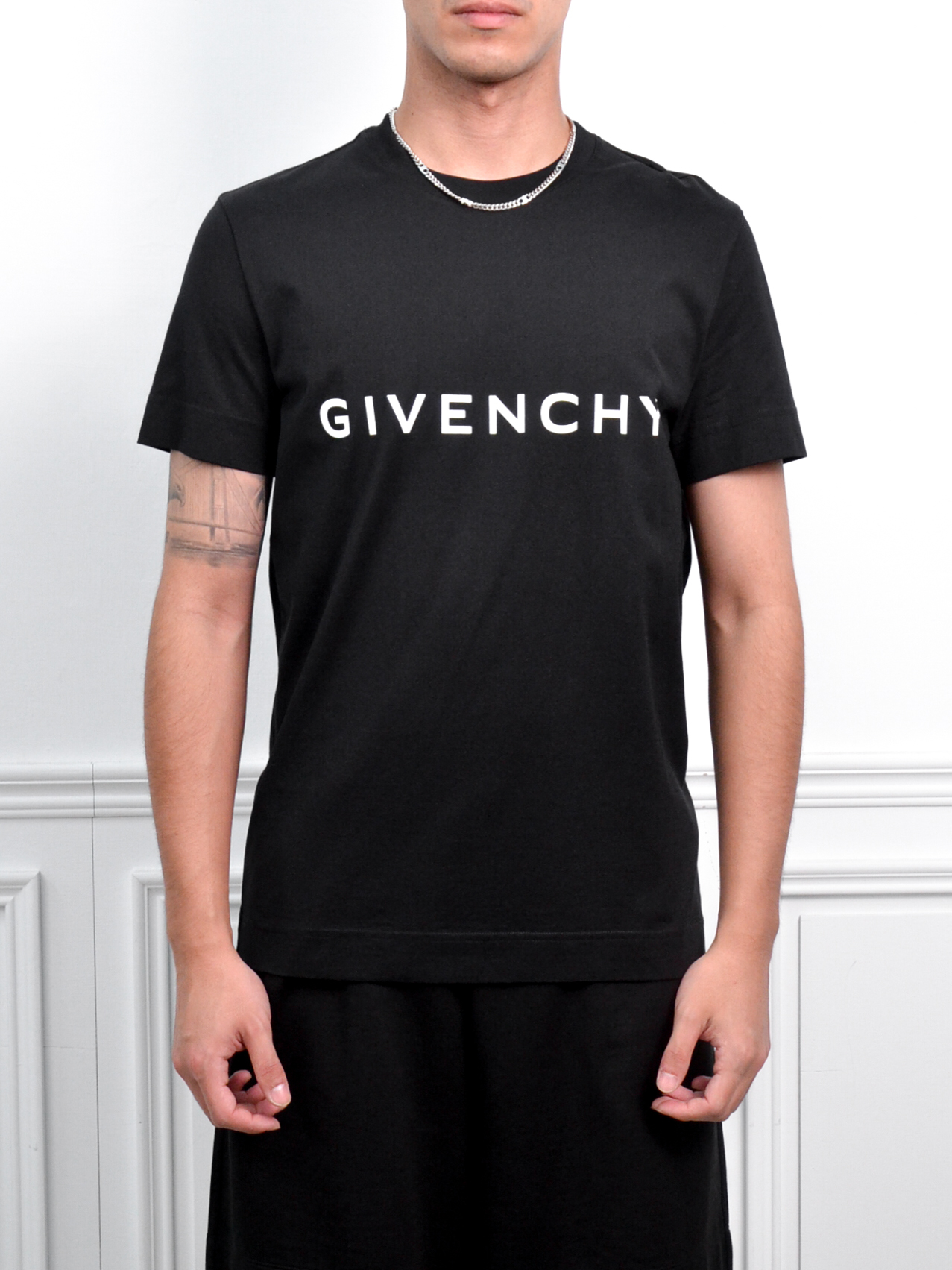 Givenchy T-shirt Logo Tee 經典LOGO短袖 (合身版)【BM716G3YAC 001】