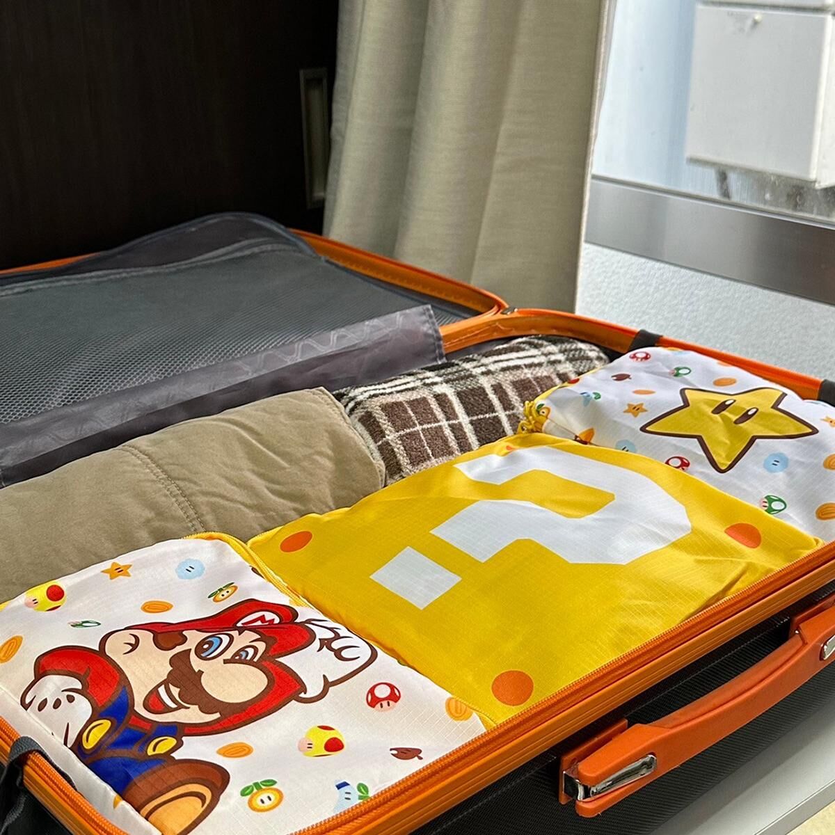 《超級瑪利歐》週邊商品 衣物收納包3件組｜瑪利歐｜衣物收納｜旅行收納