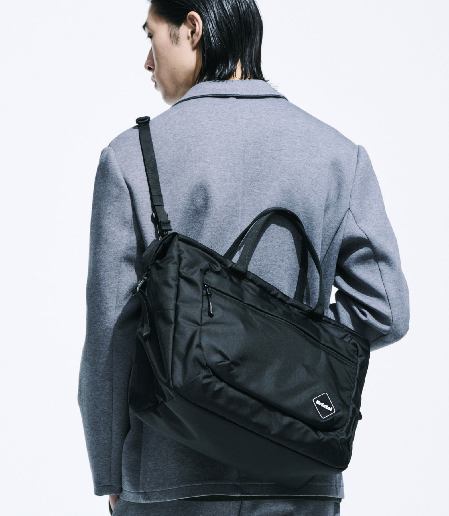[現貨] F.C. Real Bristol FW25 TOUR ADJUSTABLE BAG BLACK
