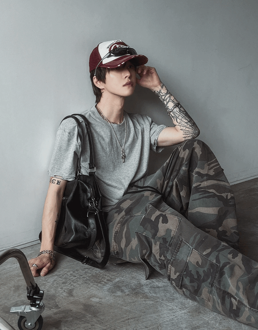 Ibi 破損短款短袖T恤