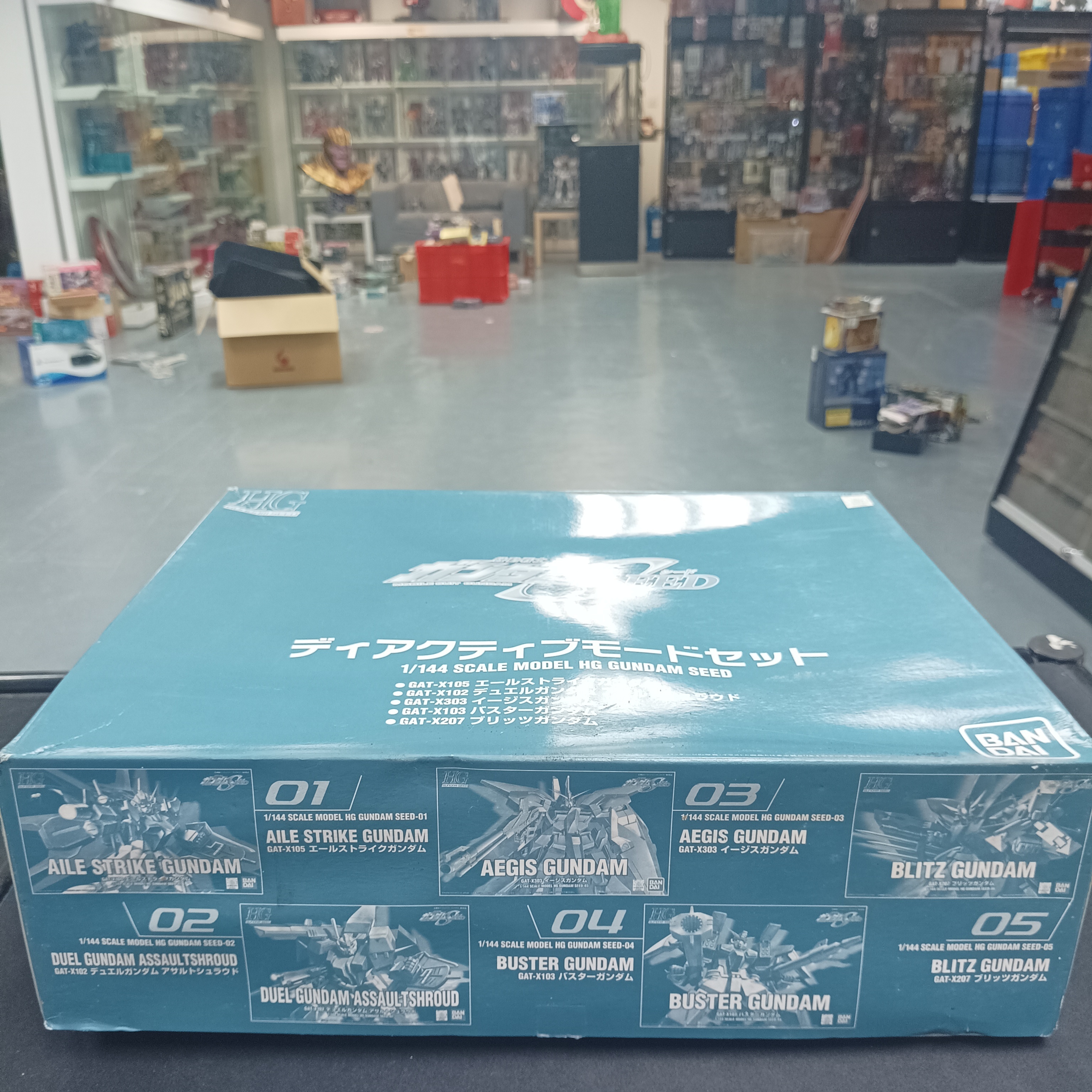 寄賣-HG 1/144 seed 五小强 set 舊版