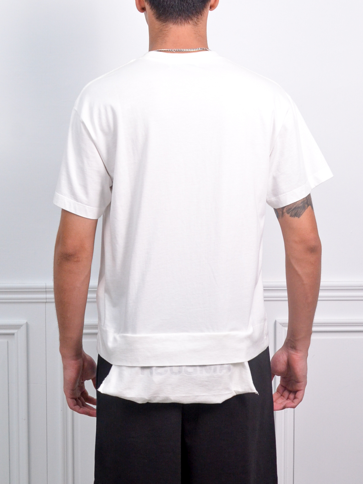 AMBUSH T-Shirt 口袋細節短袖 白