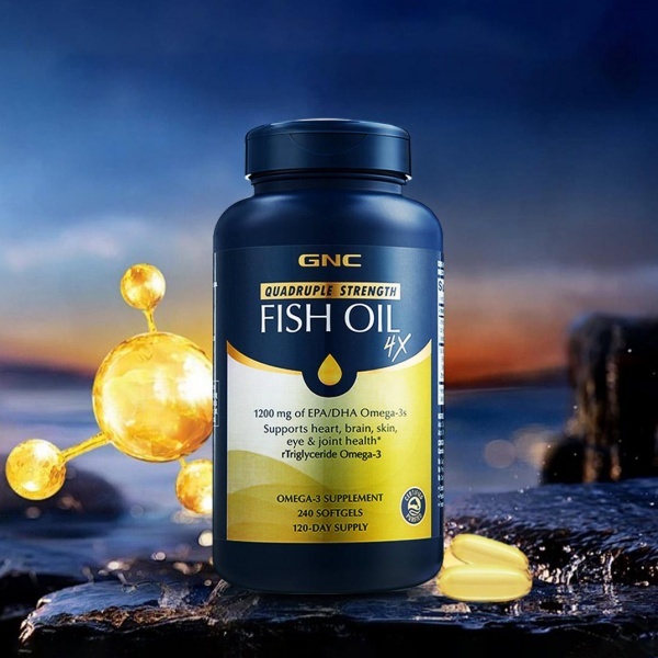 GNC 4x 四倍鉑金魚油