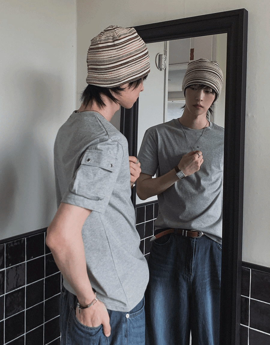 Koi 口袋短袖T恤