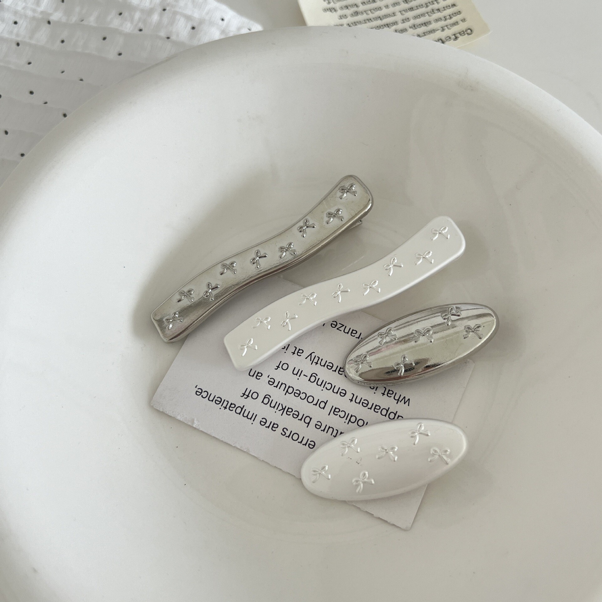 韓國蝴蝶結 髮夾