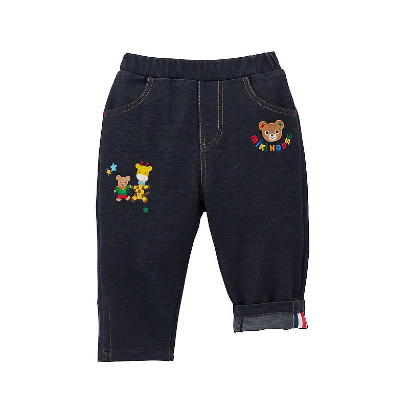 𝐌𝐢𝐤𝐢 𝐇𝐨𝐮𝐬𝐞 熊兔刺繡針織長褲