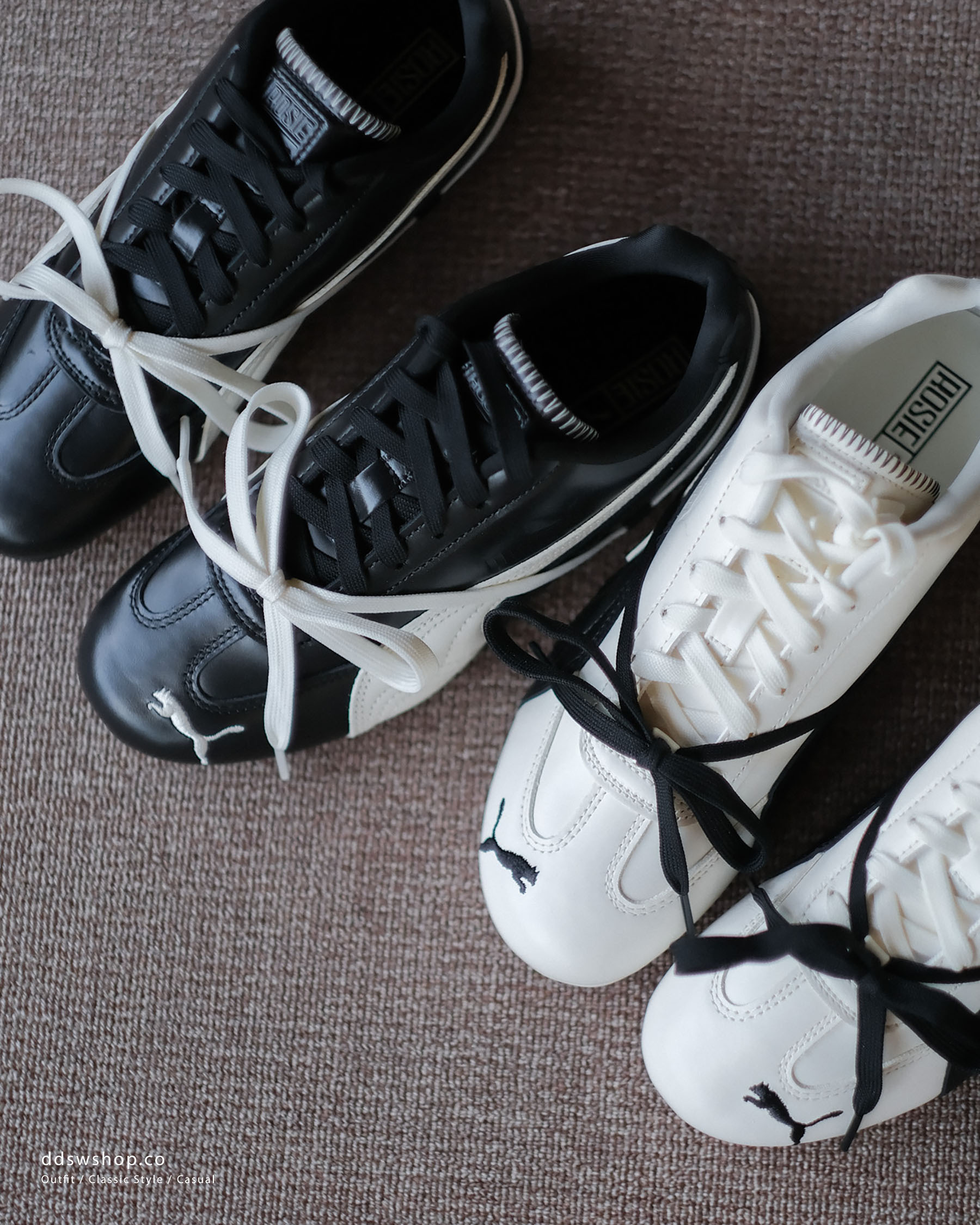 "現貨" Rosé x PUMA Speedcat Premium 聯名 綁繩賽車鞋 黑色/白色