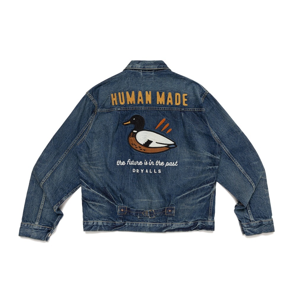 2025AW HUMAN MADE DENIM WORK JACKET FUTURE 背後 刺繡 鴨子 丹寧 牛仔 外套 現貨 HM30JK002