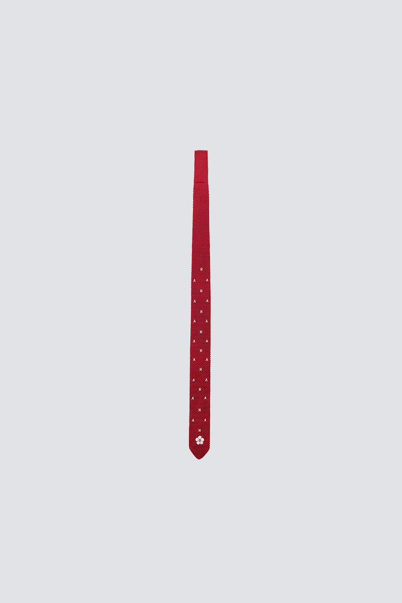 HANA Knitted tie｜Red｜Hong Kong Original Design
