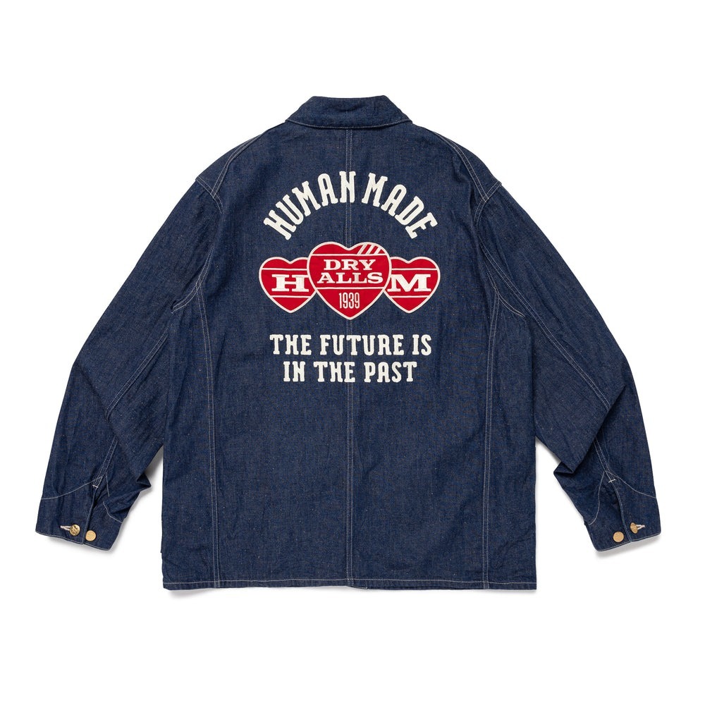 2025AW HUMAN MADE DENIM COVERALL JACKET 1939 背後 刺繡 愛心 丹寧 牛仔 外套 現貨 HM30JK003