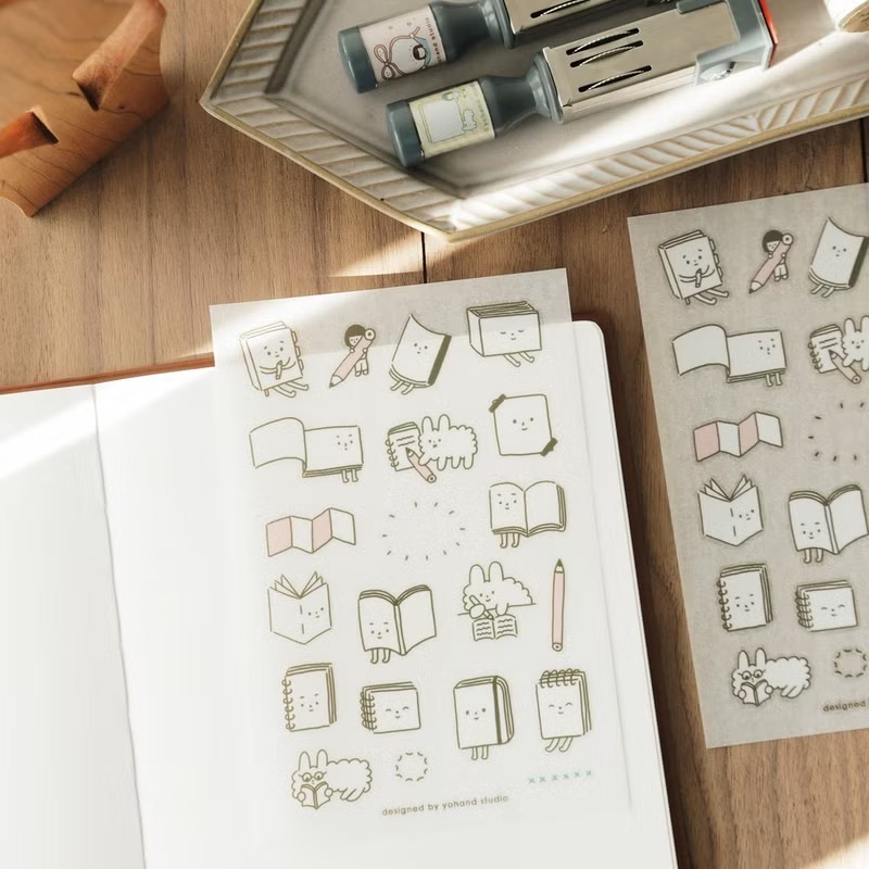 右手超人｜轉印貼紙｜筆記本