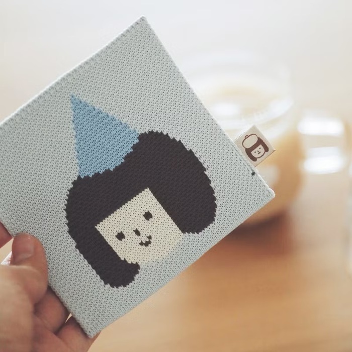 右手超人｜針織杯墊｜右手超人