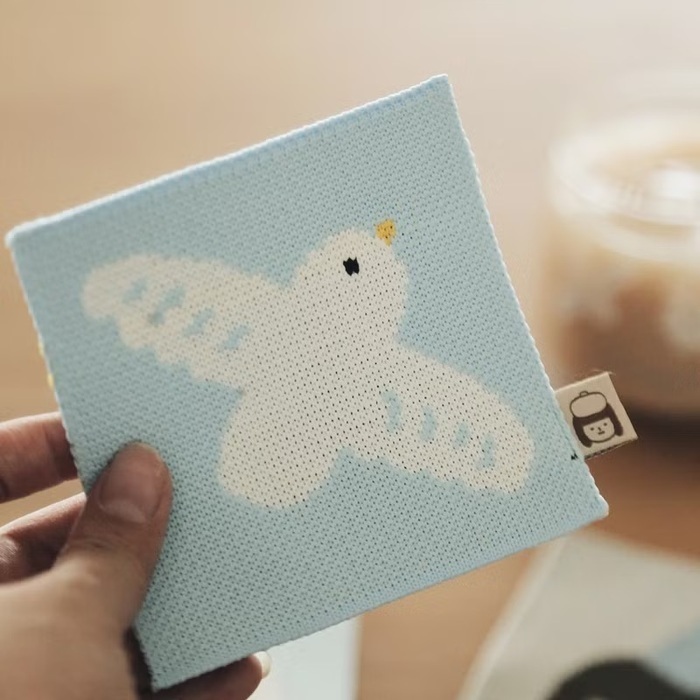 右手超人｜針織杯墊｜鳥