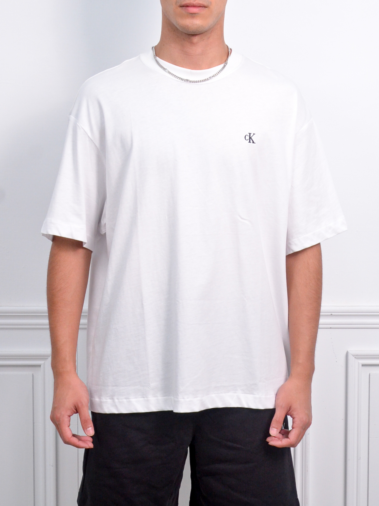 Calvin Klein T-Shirt 經典刺繡LOGO短袖 黑/白/灰/湖水綠/淺桃花