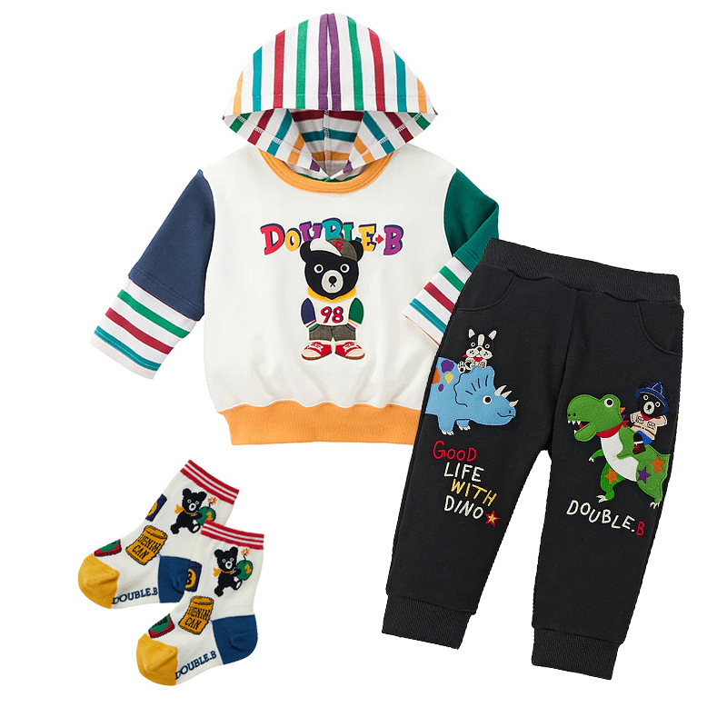 𝐌𝐢𝐤𝐢 𝐇𝐨𝐮𝐬𝐞 黑熊DOUBLE連帽衛衣