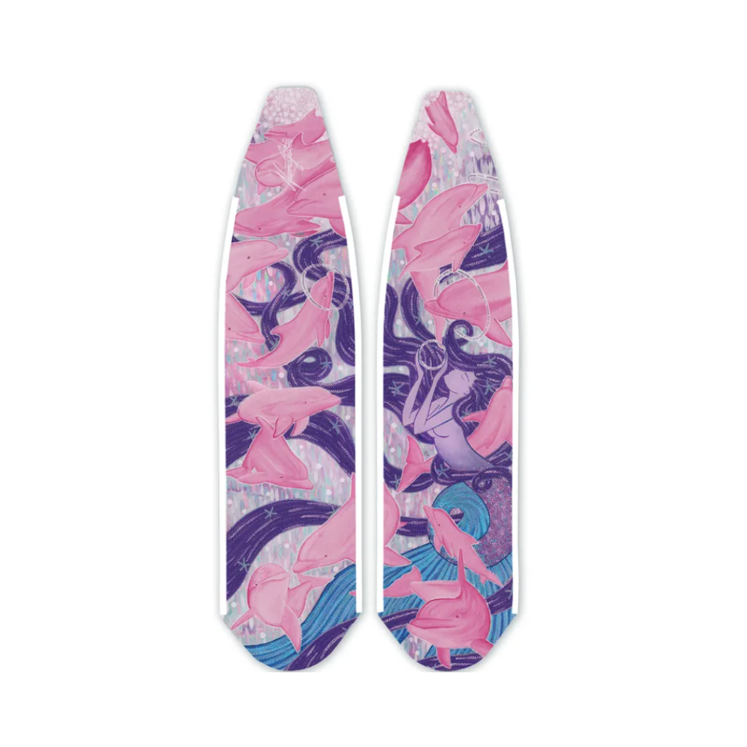 ▲DiveR 全碳纖維長蛙板-天使永恆愛戀