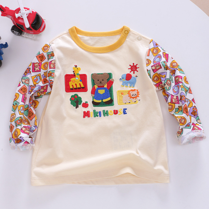 𝐌𝐢𝐤𝐢 𝐇𝐨𝐮𝐬𝐞 動物園刺繡長袖上衣