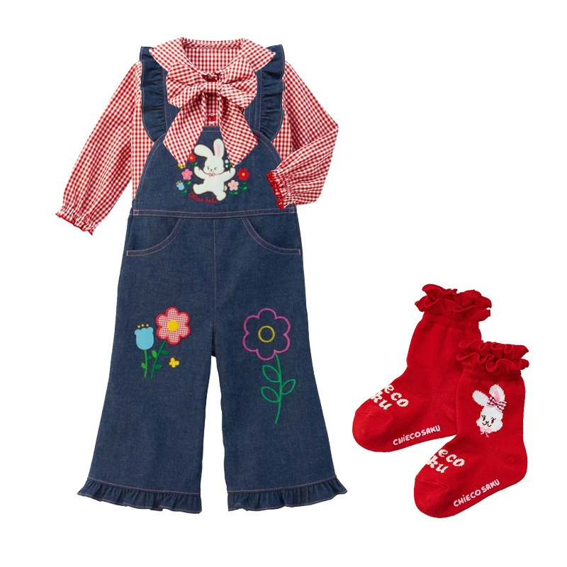 𝐌𝐢𝐤𝐢 𝐇𝐨𝐮𝐬𝐞 兔兔花邊中筒襪