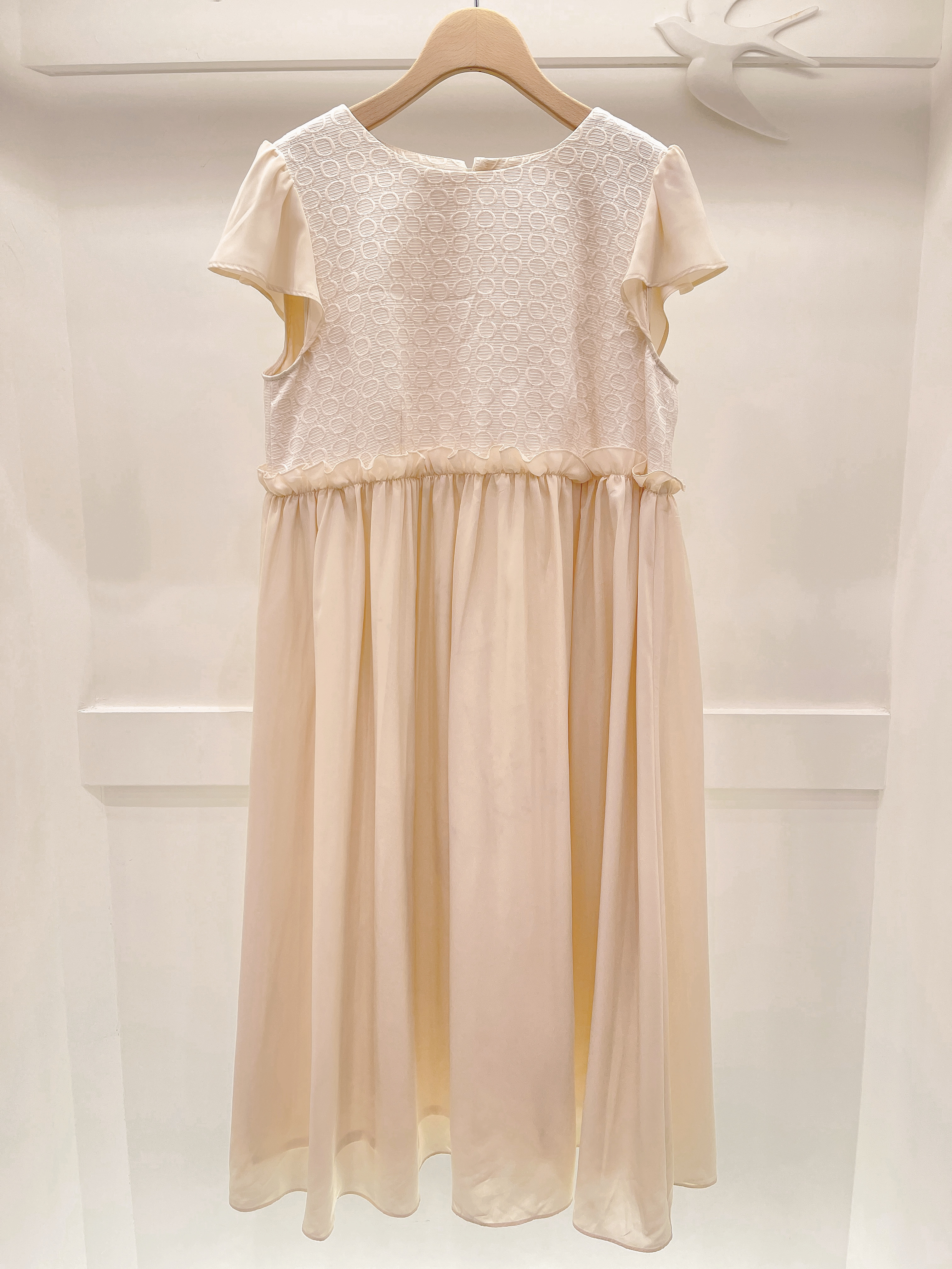 點點紋雪紡裙洋裝