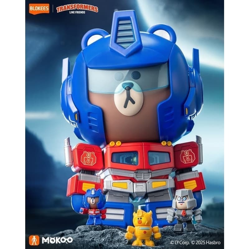 布魯可 代理版 萌酷版 MEGA 熊大x變形金剛