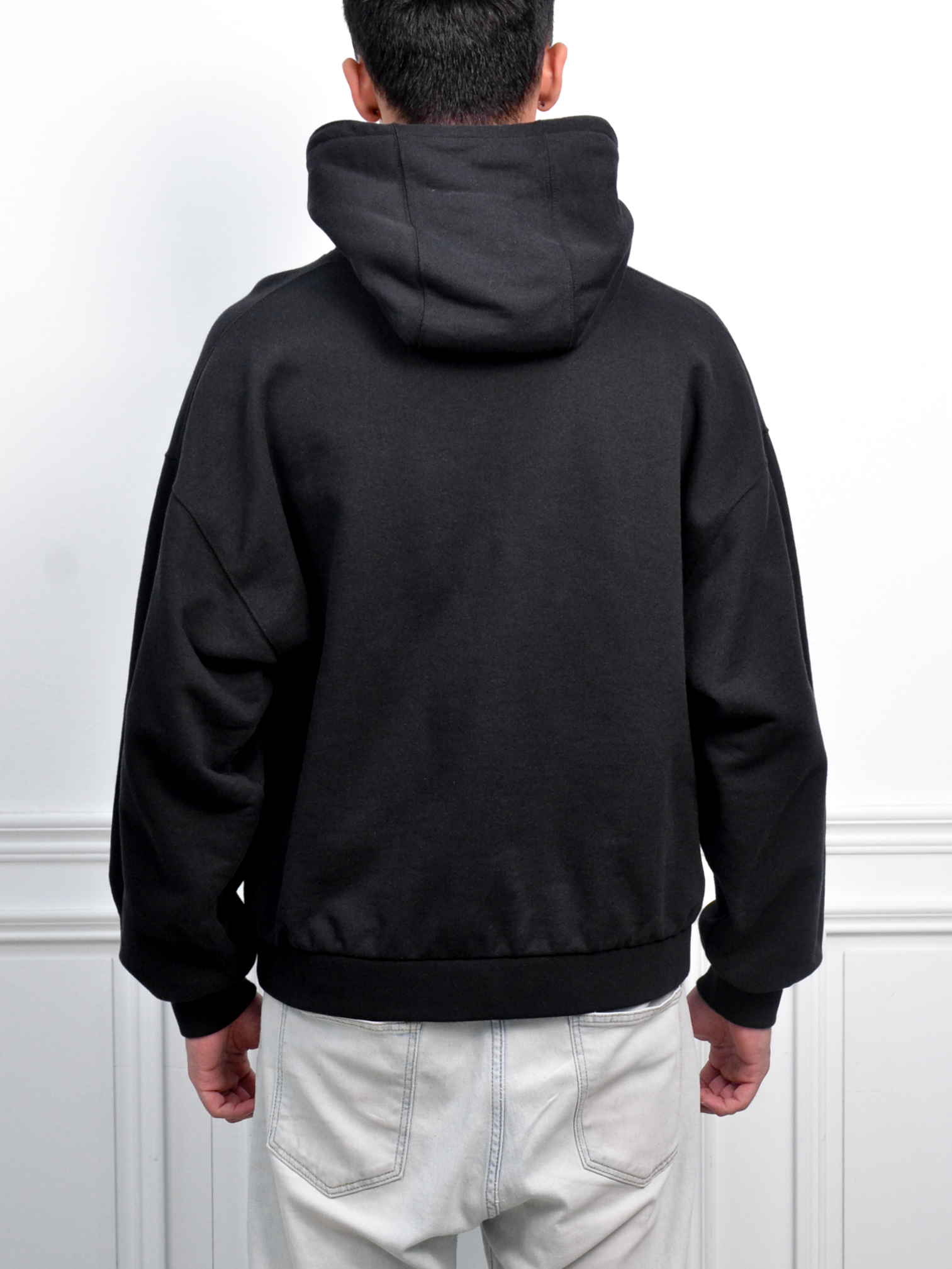 GUCCI Hoodie Black 經典色LOGO帽T【721427XJF5T】