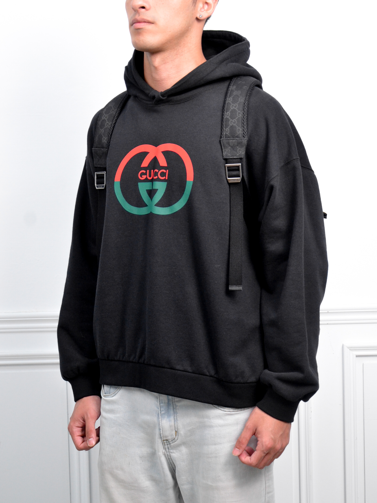 Gucci GG canvas medium backpack 帆布中型背包【824624 FAEHZ 1042】