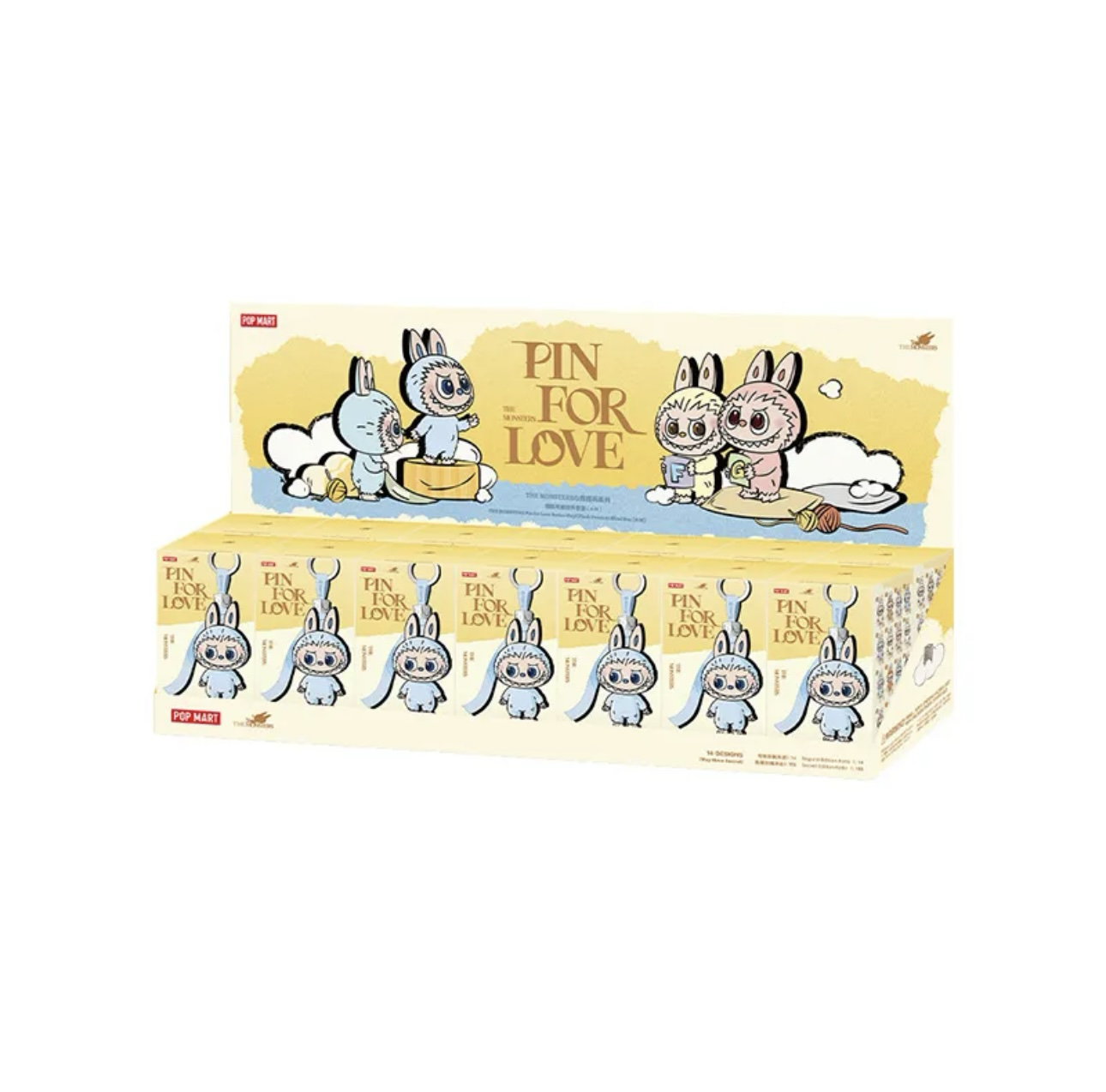 🎏預訂🎏THE MONSTERS心底密碼系列 - 搪膠毛絨‌掛件盲盒（A-M）