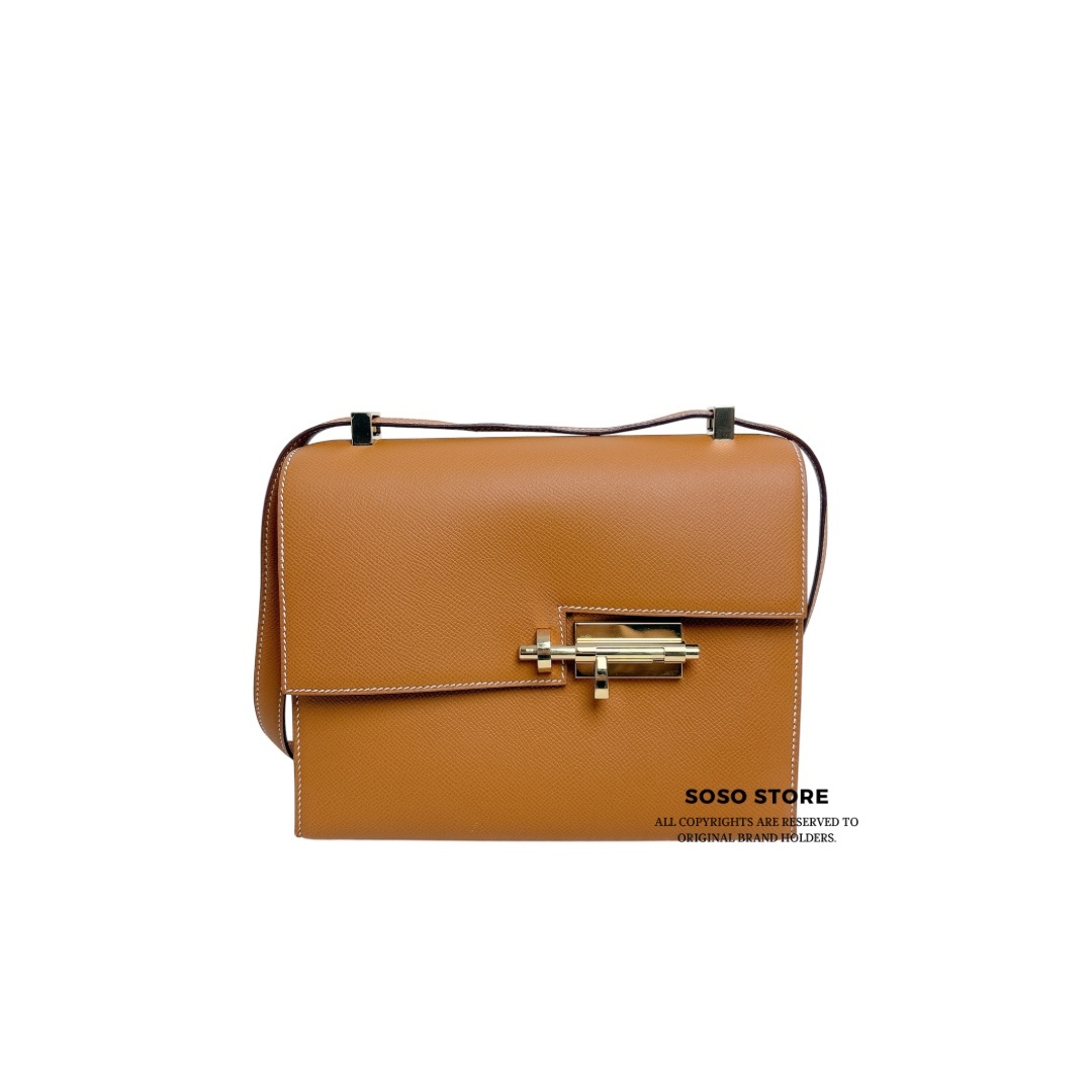 Hermes Verrou 21 Bag - Gold / Shw