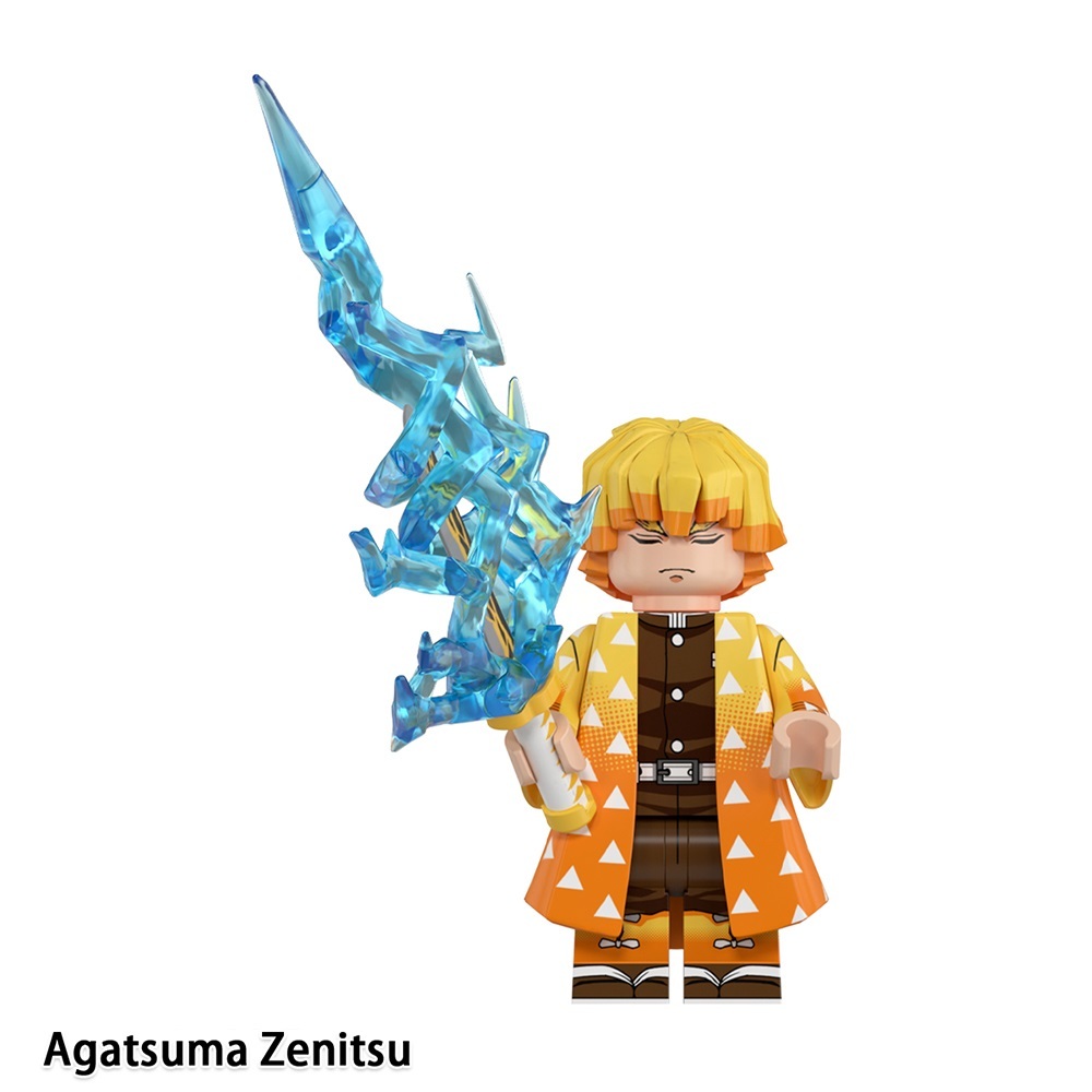 Demon Slayer Agatsma Zenitus Custom Minifigures Fit Lego WM6218 WM3007
