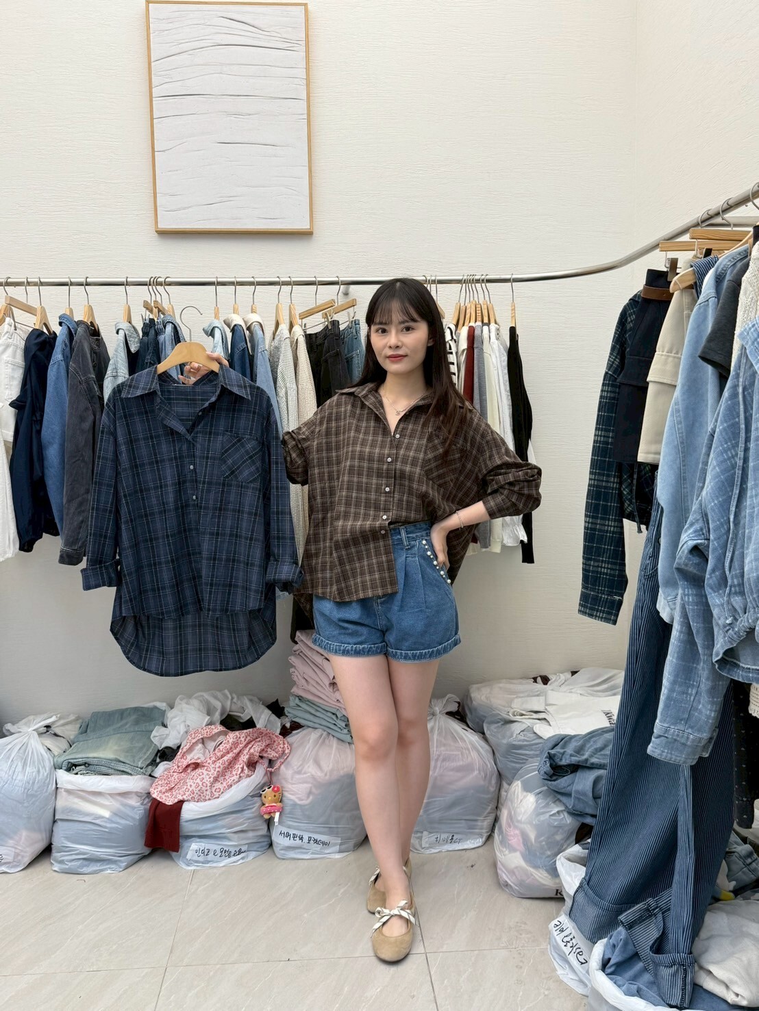 MI5039 英倫格仔薄恤衫