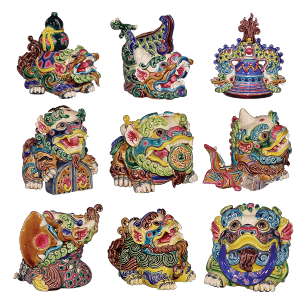 交趾陶釉線與浮凸層次細節，展現工藝線條節奏