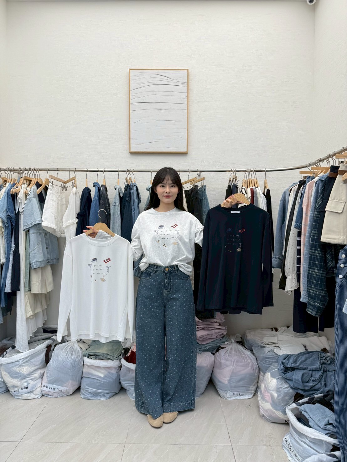 MI5033 小圖案長袖Tee