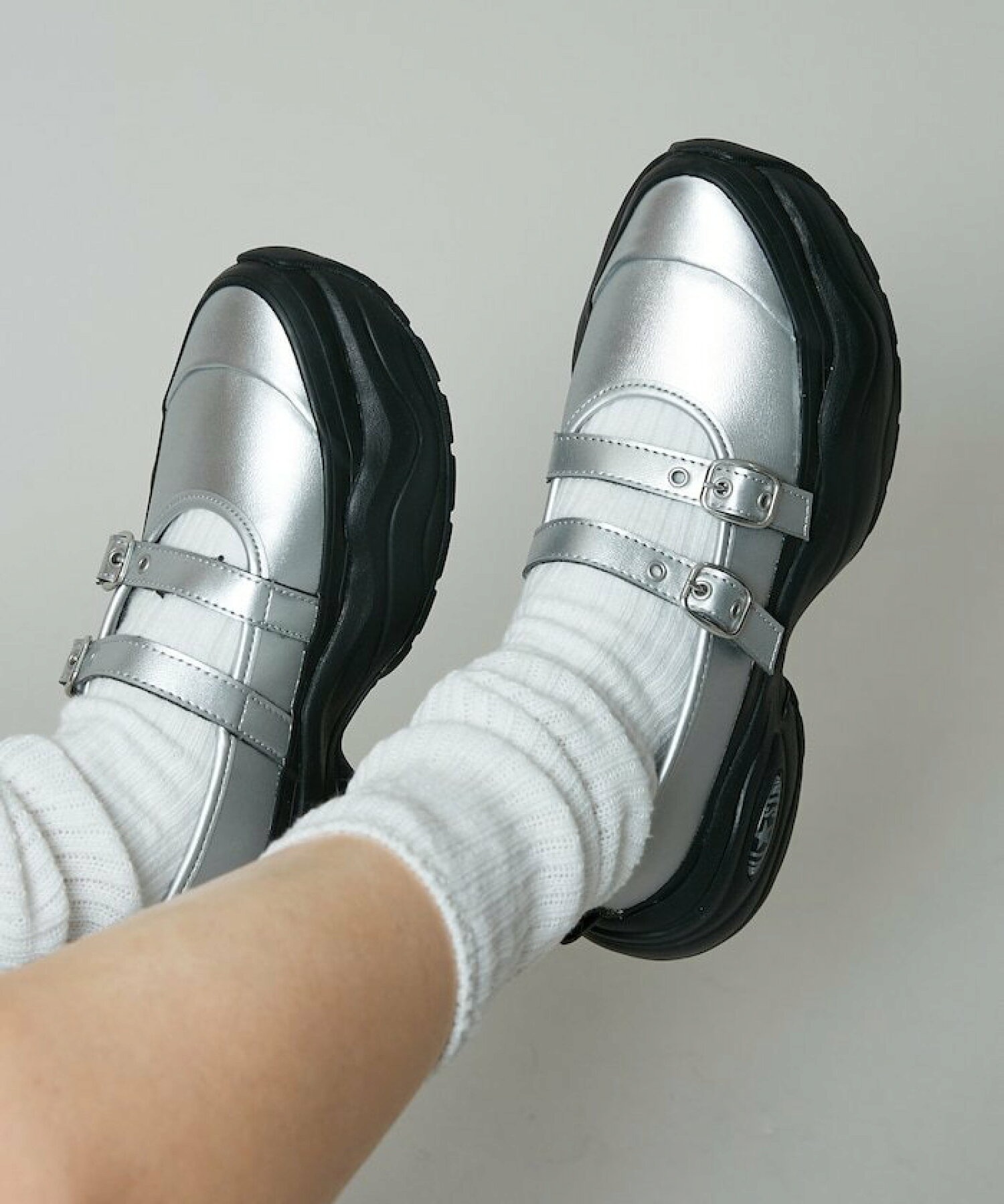 預購┃CONVERSE ALL STAR SURGETRAINER MJ ST OX 厚底 低筒 瑪莉珍鞋 輕量化 銀黑色