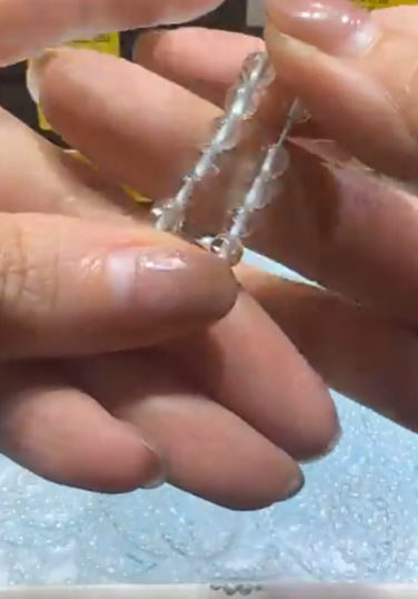 250828 - A86 4mm+托帕石迷你戒指圈/跑環