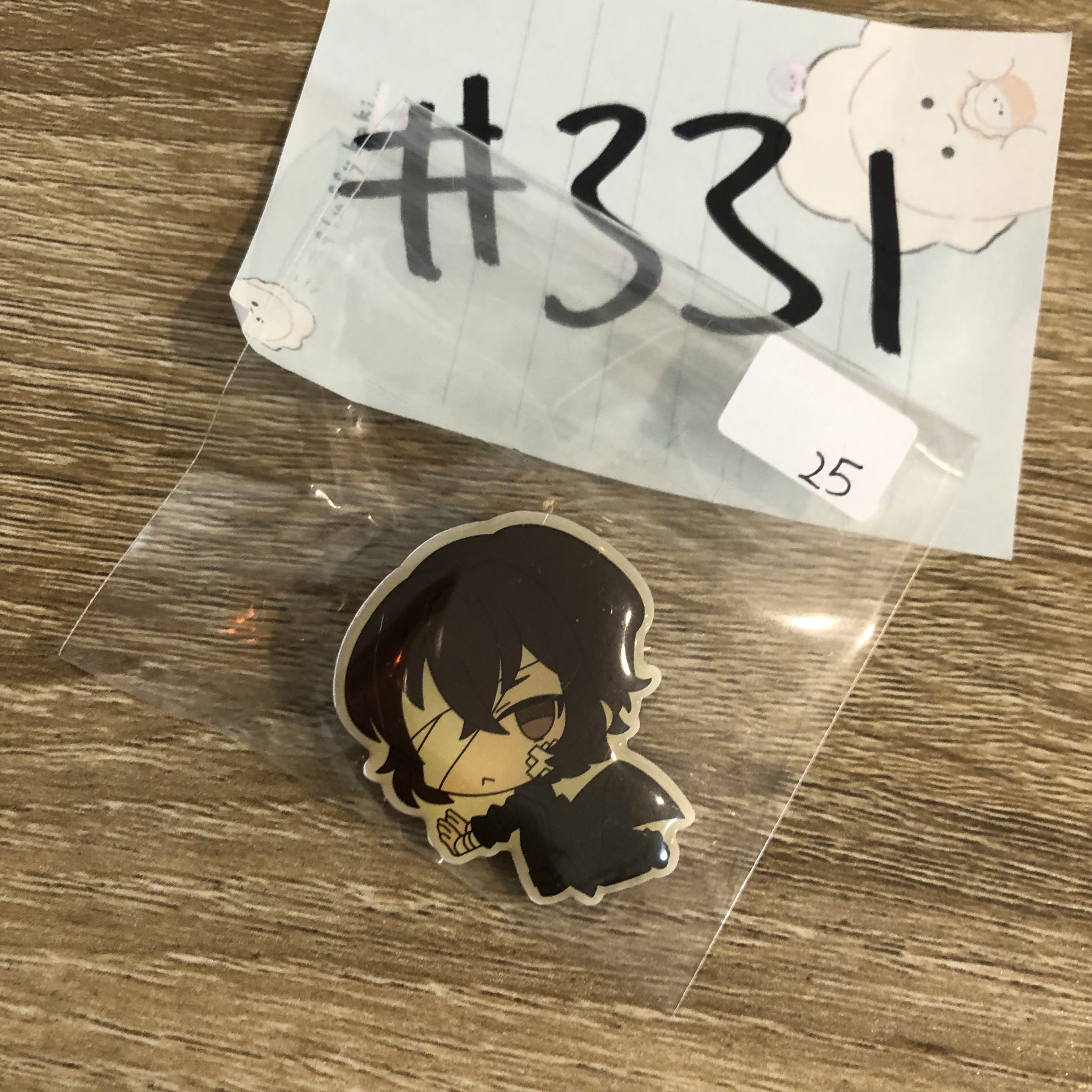 文豪野犬 太宰 襟章 #331