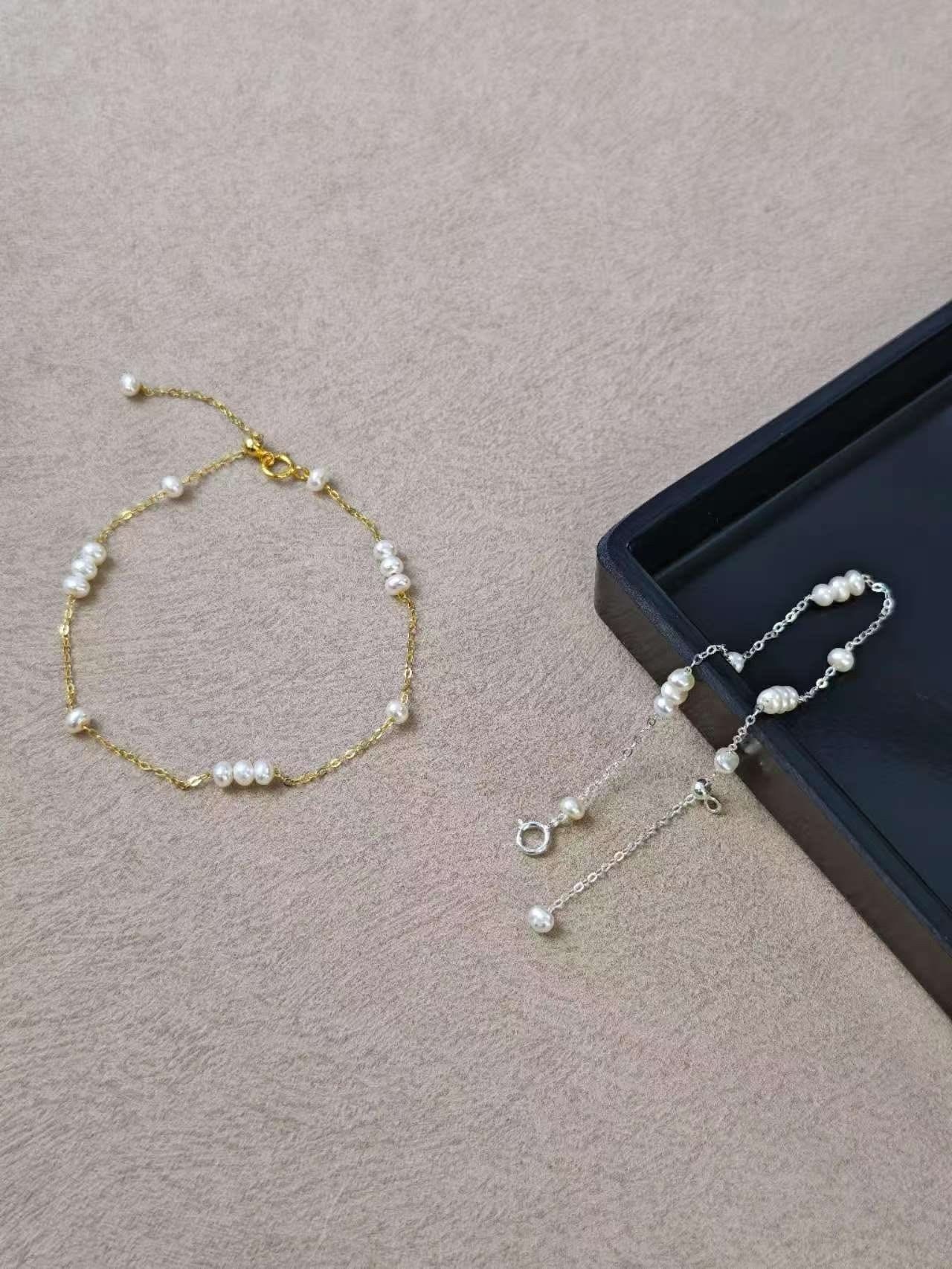 【直播】LL082847 S925銀 珍珠手鏈