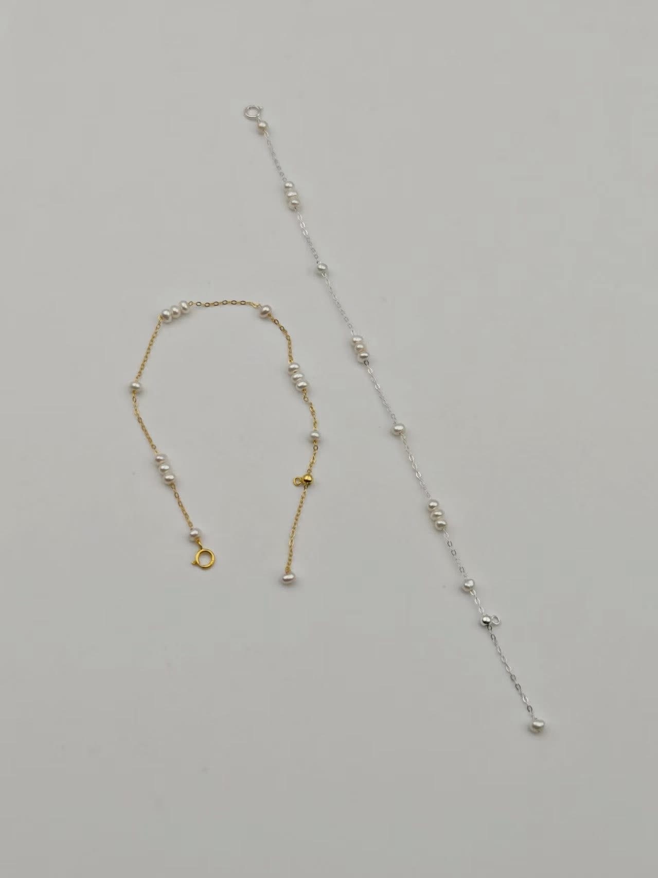 【直播】LL082847 S925銀 珍珠手鏈