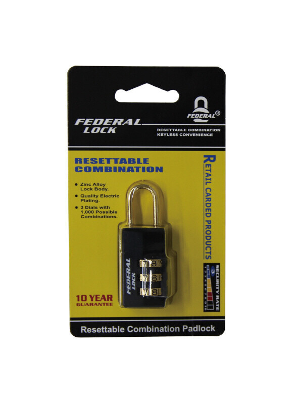Federal Lock密碼鎖 20mm (非日本製)