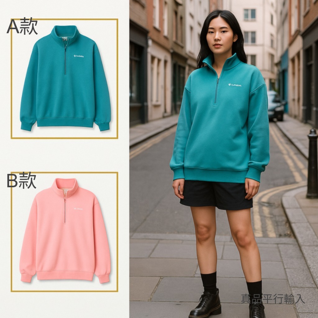 【預購】Columbia G082808 女裝半拉鏈上衣