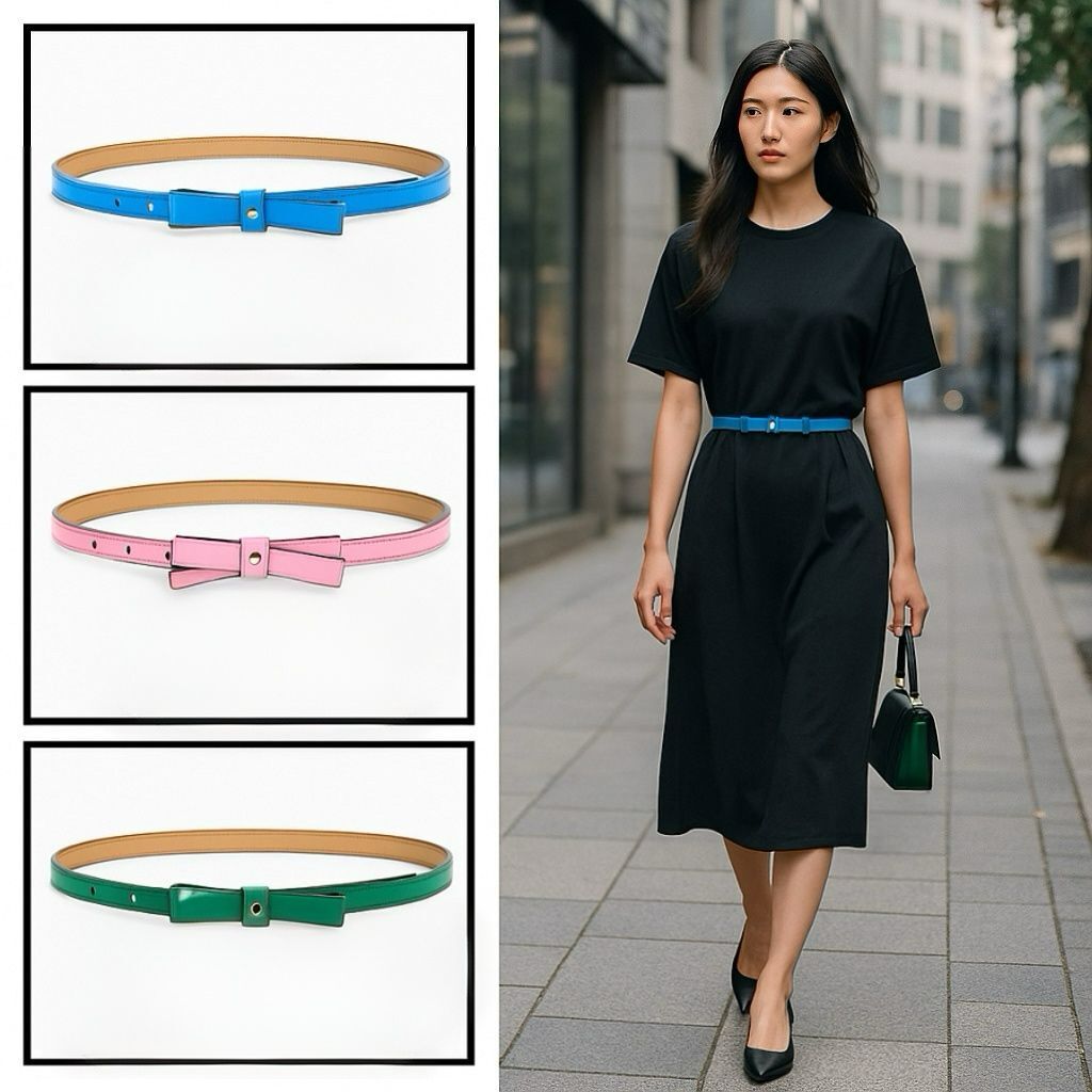 【預購】Kate Spade New York G082810 女裝蝴蝶結皮帶