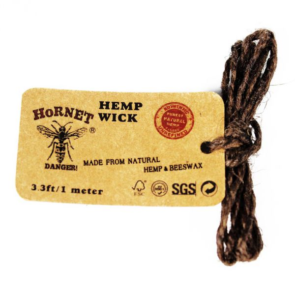 HORNET 點火棉麻蠟繩 Hemp Wick 100cm