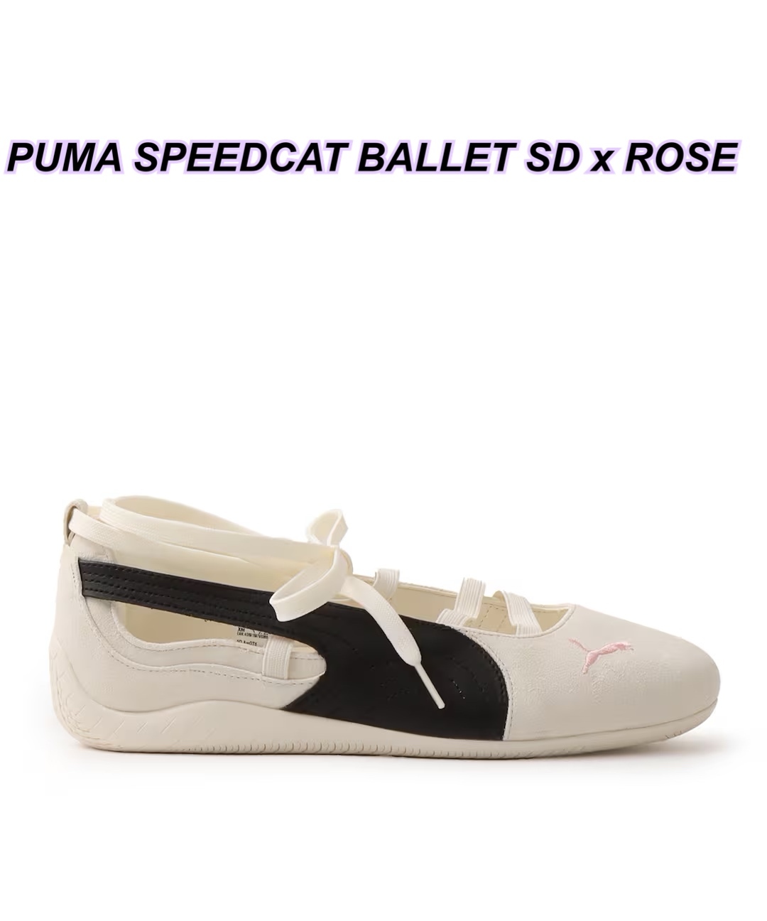 PUMA SPEEDCAT BALLET SD x ROSE