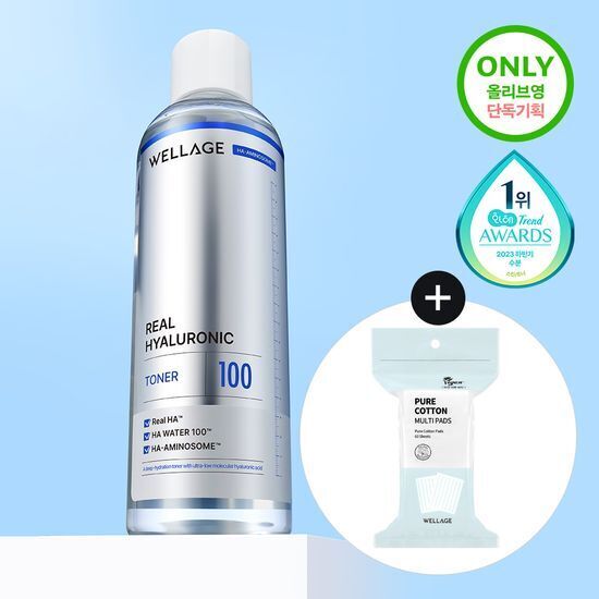 [ WELLAGE ] Real Hyaluronic Toner 300ml